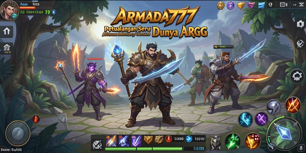 Tampilan gameplay seru dan menantang dari ARMADA777 di dunia ARPG.