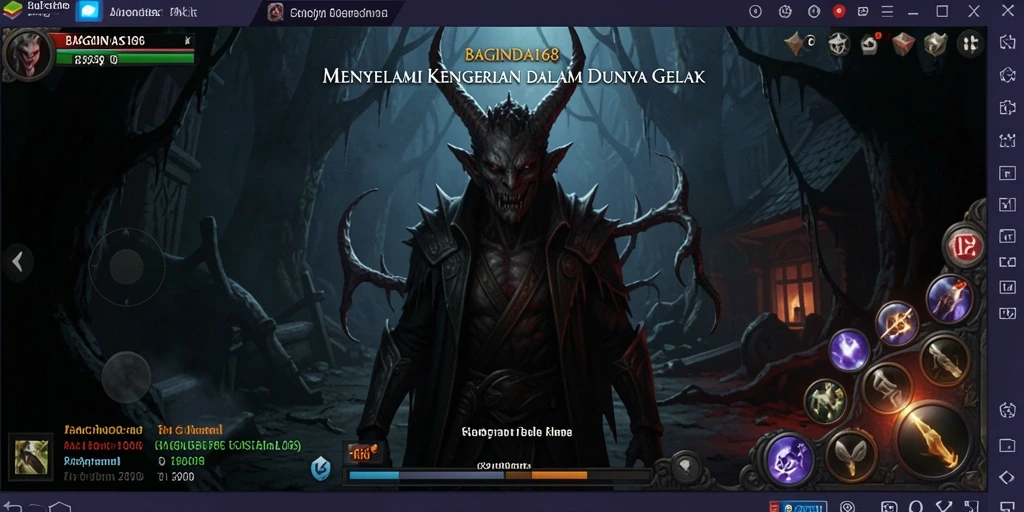 Screenshot dari gameplay menegangkan di BAGINDA168.