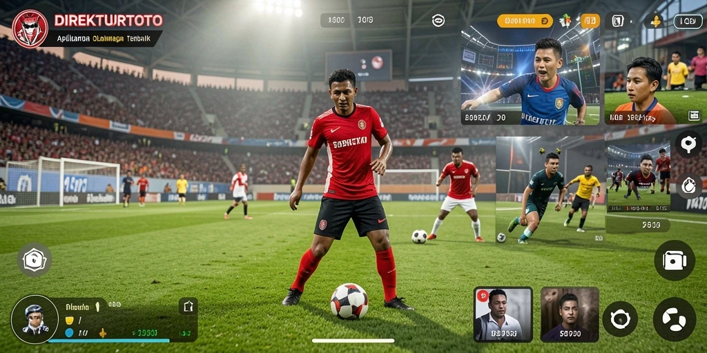Screenshot utama menunjukkan gameplay dan fitur menarik dari DIREKTURTOTO.