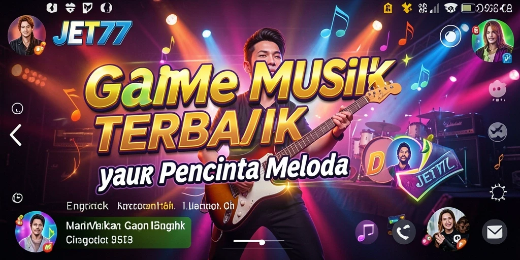 Tampilan gameplay JET77 yang menarik dan penuh warna.