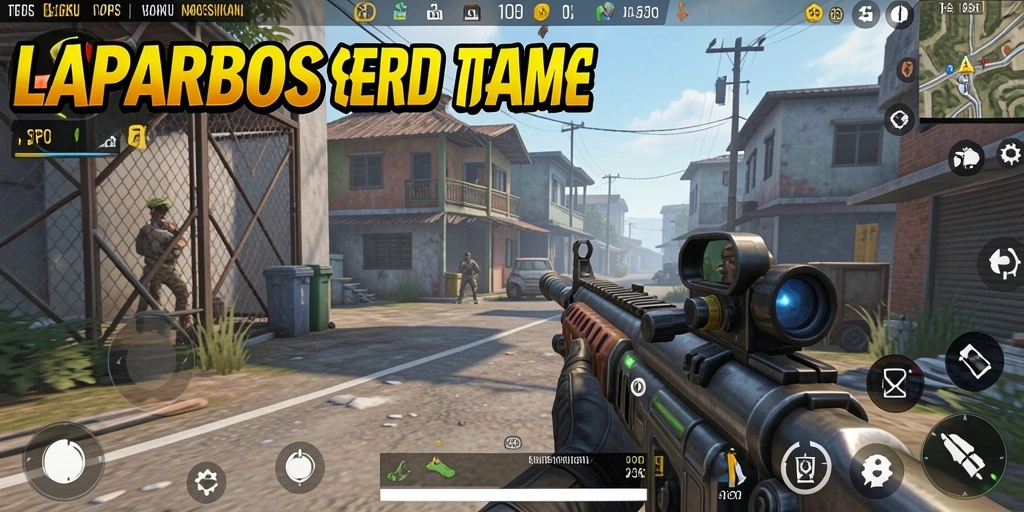 Tampilan gameplay seru di LAPARBOS dengan aksi menegangkan.