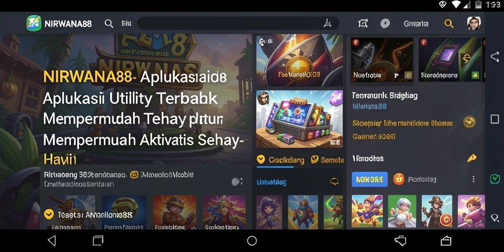 Tampilan antarmuka intuitif NIRWANA88 untuk pengelolaan tugas.