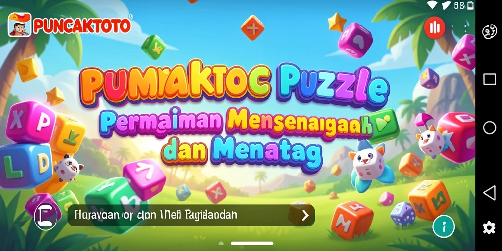 Tampilan gameplay PUNCAKTOTO yang seru dan penuh tantangan.
