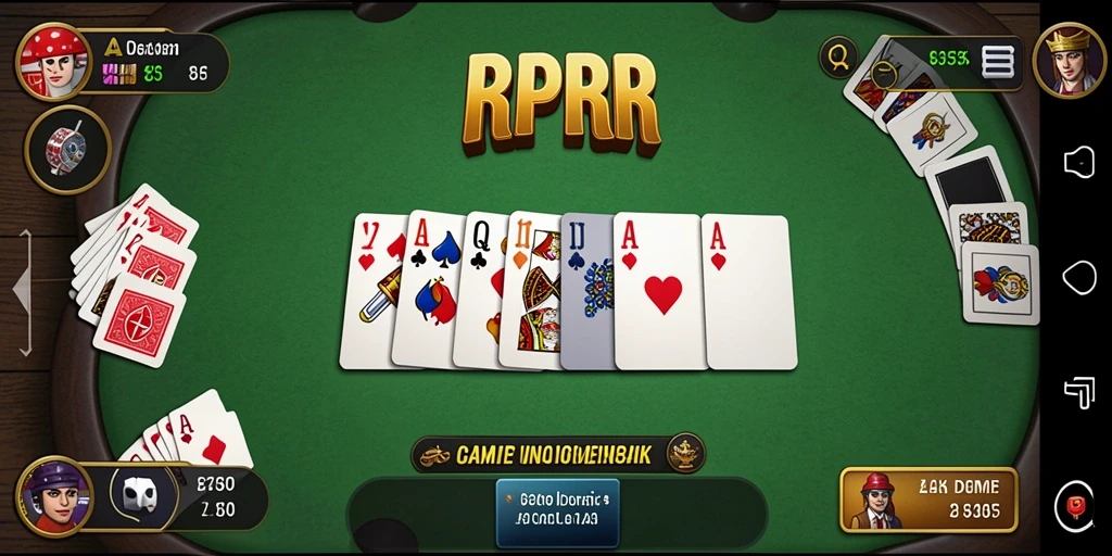 Screenshot RPRR menampilkan gameplay Domino yang mengasyikkan dan interaktif.