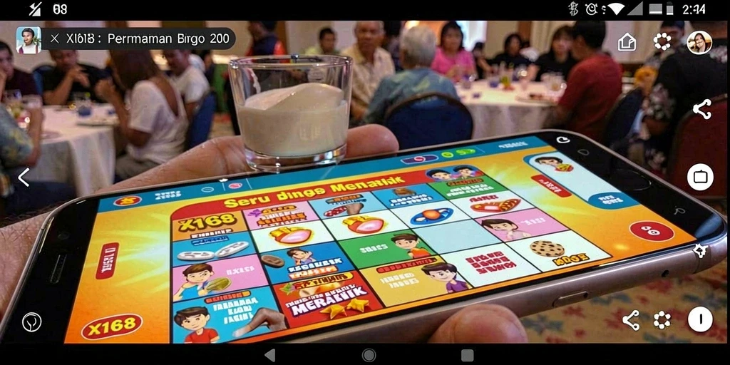Tampilan gameplay menarik dari X168 dalam permainan Bingo.